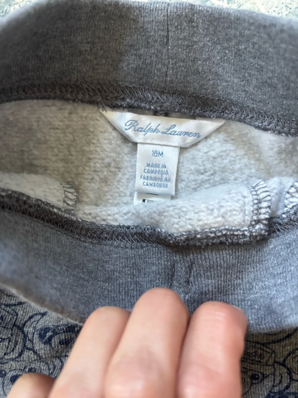 Ralph Lauren grey sweat